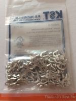 หางปลาต่อสายไฟ แฉกเปลือย เบอร์ 1 ขนาด 0.5-1.5 sqmm. (แพค 1 ถุง 100 PCS.)/ Non- Insulated Sprade Terminals