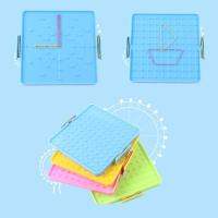 4Pcs 16x16cm Elastic Double-Sided Array Nail Geoboards Children Educational Toy Gift For Children Kids Primary Math Education