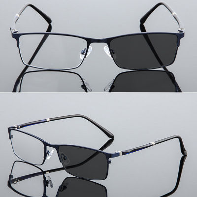 Diopter -0.5 -0.75 -1.5 -2 -2.5 -3 -3.5 -4 -4.5 -5 -5.5 -6.0ป้องกันแสงสีฟ้า Photochromic สำเร็จรูปแว่นสายตาสั้นสำเร็จรูป Chameleon ใบสั่งเลนส์แว่นตาแว่นตากีฬา