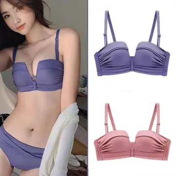 Bras Padded Bra Small Chest Super Gathered Lace Sexy Without Rims
