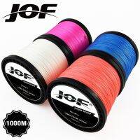 JOF แบรนด์1000เมตรเอ็นตกปลา PE ถัก8เส้น22-88LB สายเบ็ดตกปลาปลาคาร์พเอ็นตกปลาสายตกปากหลายเส้น