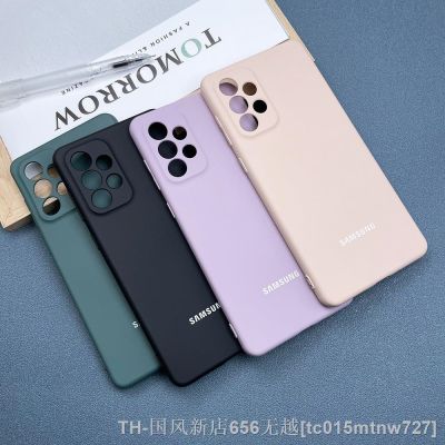 【LZ】✉  For Samsung Galaxy A 53 73 Liquid Silicone Case Soft-Touch Silky Bottom Closed Back Protective Cover A53 5G A73 Ultrathin