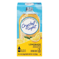 Crystal Light Lemonade Natural Flavor Beverage Drink Mix 10 Packets Per Box  เครื่องดื่มมะนาว ในกล่องมี 10 ขวด