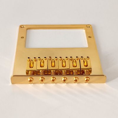 ；‘【；。 6 Roller Saddle 6 String Humbucker Guitar Bridge For Tele Telecaster Guitar ()