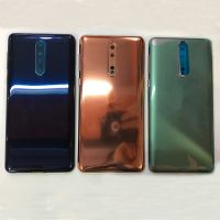 ที่อยู่อาศัยเดิม Nokia8สำหรับ Nokia 8 NK อะไหล่ฝาหลังปิดโทรศัพท์ด้านซ่อมประตูหลังเคสด้านหลังโทรศัพท์ + โลโก้