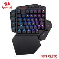 REDRAGON DITI ELITE K585 RGB 42คีย์2.4Ghz ไร้สาย One-Handed Mechanical Gaming Keyboard Blue Switch 7ปุ่มมาโครที่ตั้งโปรแกรมได้