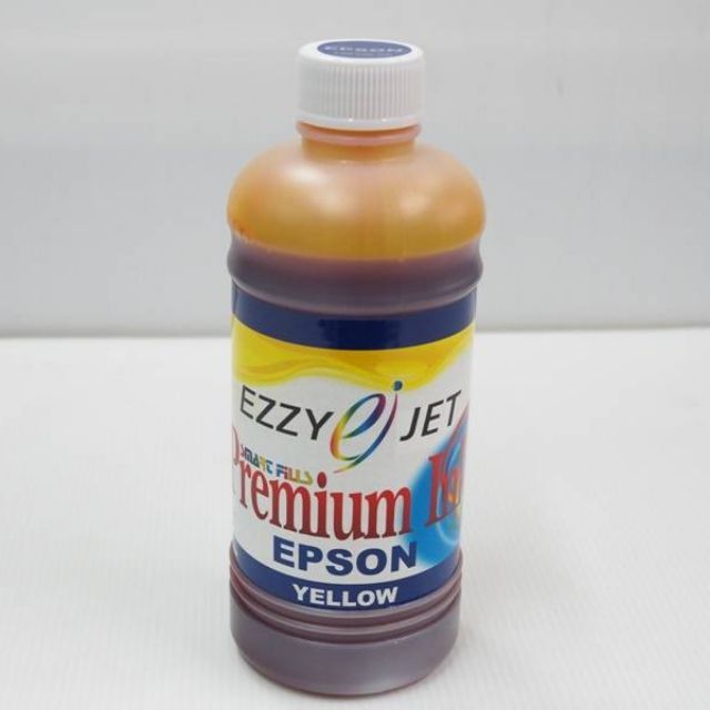 Ezzy-jet Epson Inkjet Premium Ink หมึกเติมอิงค์เจ็ท เอปสัน ขนาด 500 ml. ( Yellow - สีเหลือง)
