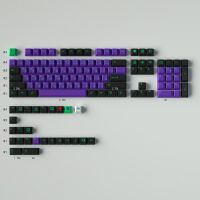 PBT กุญแจย่อยสำหรับย้อมสีสวิตช์ MX คีย์บอร์ดแบบกลไก GMK Clones Mecha-01 EVA