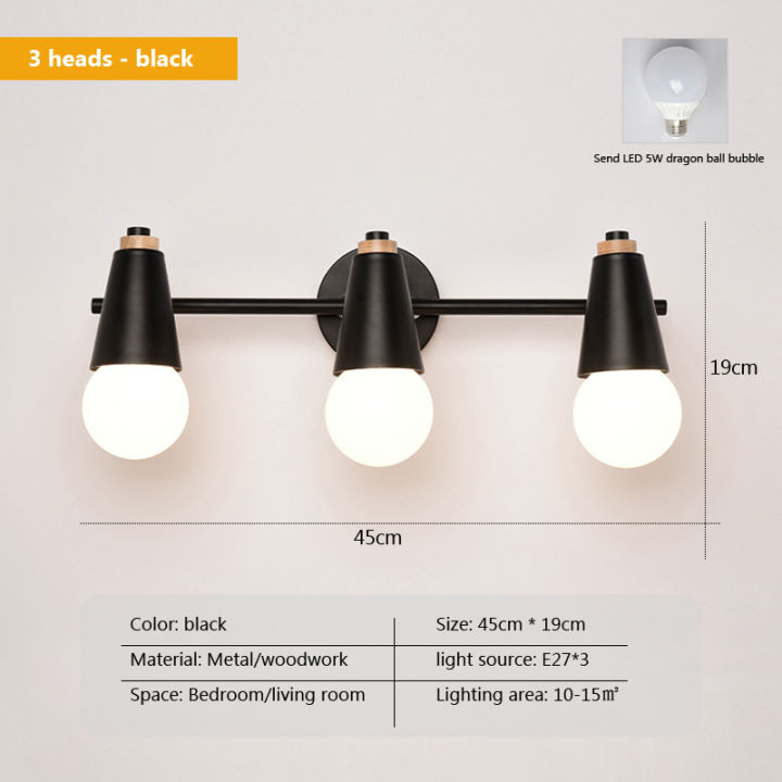 nordic-led-macaron-mirror-ไฟหน้า-ทันสมัย-หลากสี-กระจกเรียบง่าย-ตู้-ทางเดิน-โคมไฟติดผนัง-โคมไฟเหล็กดัด