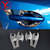 chrome door handle bowl cover For Mazda 2 Demio 2015 2016 2017 ABS car styling parts door handle accessories For Mazda 2 YCSUNZ