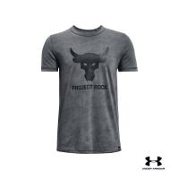 Under Armour UA Boys Project Rock Show Your Grid Short Sleeve อันเดอร์ อาเมอร์ เสื้อออกกำลังกายแขนสั้น สำหรับเด็กผู้ชาย