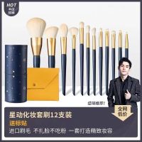 12-piece Xingdong makeup brush set a complete set of Cangzhou soft-bristled portable eye shadow brushes for novice students and beginners