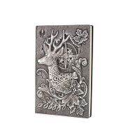 Creative Deer Embossed A5 Leather Notebook Journal Notepad Travel Diary Planner Book School Office Supplies