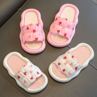 【Hot Sale】 Childrens slippers female summer cute girls sandals non-slip princess big medium and children soft bottom parent-child