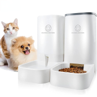 Dog Cat Automatic Feeder Detachable Large Capacity Dog Bowl Cat Water Dispenser Food Feeding Device For Cat Dog Supply