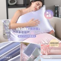 MUJI High-end Slippery and so comfortable   New Zealand okioki hyaluronic acid silk beauty pillow pillowcase soft and skin-friendly silk