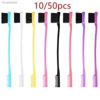 ✽♀ 10/20/50pcs Double-sided Edge Control Hair Comb Hair Styling Wholesale Baby Hair Brushes Eyebrow Combing Makeup Tool