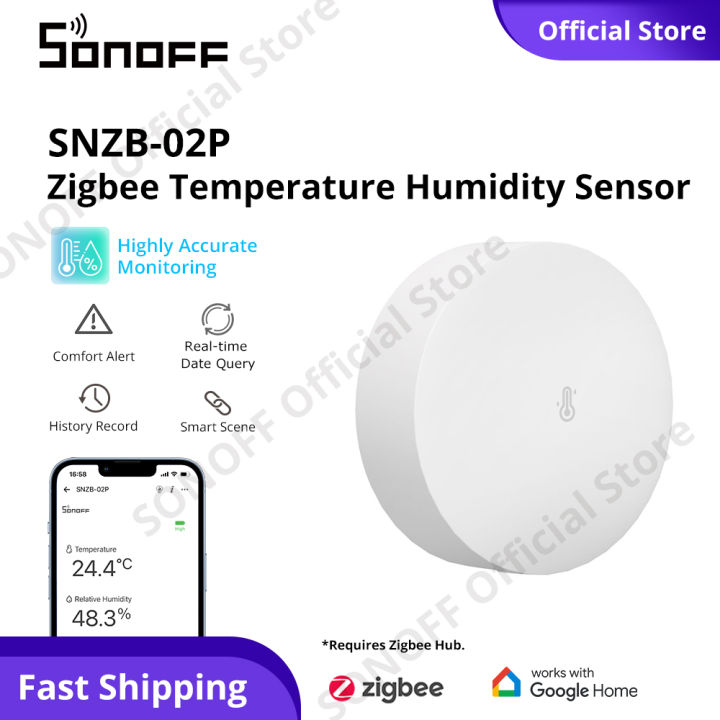 SONOFF SNZB-02P Zigbee Temperature & Humidity Sensor Review - SONOFF  Official