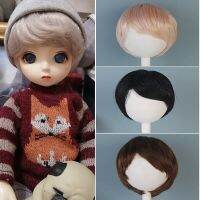 ตุ๊กตา1/6 Bjd/sd ขนาด16.5-17.5ซม. เส้นรอบศีรษะสั้นผมไฟเบอร์อุณหภูมิสูงวิกผมตุ๊กตาเครื่องประดับหลายตุ๊กตาสีใหม่