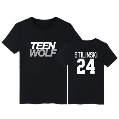 T shirt Men Teen Wolf Stiles Stilinski 24 t shirt Dunbar McCall moletom t shirt Boy Girls Tops Oversized