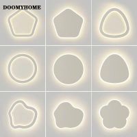 DOOMYHOME โคมไฟในร่มอะคริลิคไฟผนัง LED ที่ทันสมัยห้องนั่งเล่นห้องทำงานห้องห้องนอนข้างเตียงทางเดินในทางเดิน