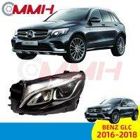 Mercedes Benz GLC W253 ไฟหน้า 2016-2019 GLC200 GLC260 GLC300 ไฟหน้าสำหรับ ไฟหน้า โคมไฟหน้า ไฟหน้า​โปรเจค​เตอร์​ โคมไฟหรถยนต์ เลนส์กระจก headlamp headlight front light lens