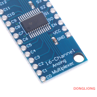 DONGLIONG Arduino บอร์ดฝ่าวงล้อม CD74HC4067 74HC4067ดิจิตอลอนาล็อก16ช่องแบบ DIY โมดูลบอร์ด