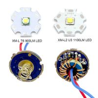 20มม. XML XML2 T6 L2 LED ไดโอด Emitter พร้อม22มม. 3V - 12V แผงโปรแกรมควบคุมไฟฉาย1 2 5โหมดแผ่นไดรฟ์วงจร