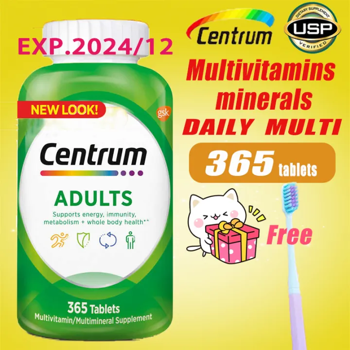 Centrum Adults Multivitamin 365 Tablets Multimineral Complete from A