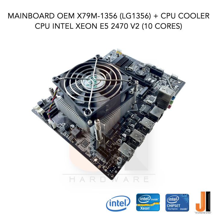 ชุดสุดคุ้ม-mainboard-oem-x79m-1356-lga1356-intel-xeon-e5-2470-v2-with-cpu-cooler-2-4-3-2-ghz-10-core-20-thread-95-watts-สินค้าใหม่สภาพดีมีฝาหลังมีการรับประกัน