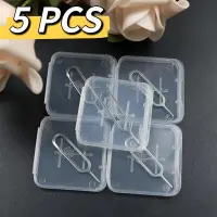 5 pcs Slim Sim Card Tray Pin Eject Removal Tool Needle Opener Ejector For Most Smartphone Card Cutter Pin Opener Removal Tool