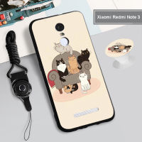 ?เคสซิลิโคนป้องกันแบบเต็มรูปแบบใหม่สำหรับ Xiaomi Redmi Note 3/Redmi Note 4/Redmi Note 4X Snapdragon/Redmi Note 5/Note 5 Pro/Redmi Note 5A ไร้รอยนิ้วมือนิ่มลายการ์ตูนเคสโทรศัพท์มือถือด้วยตัวยึดแหวนรูปแบบเดียวกันและเชือก