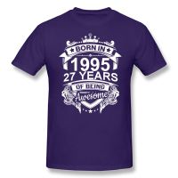 Born In 1995 27 Years For Birthday Gift T Shirt Clothing Tshirt Cotton Graphics Tshirt Tee Gildan