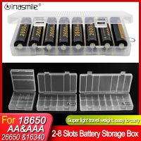 ALL IN Battery Case for 18650 26650 16340 Battery Holder Storage Box for 2 4 8 AA AAA Rechargeable Battery Container Organizer