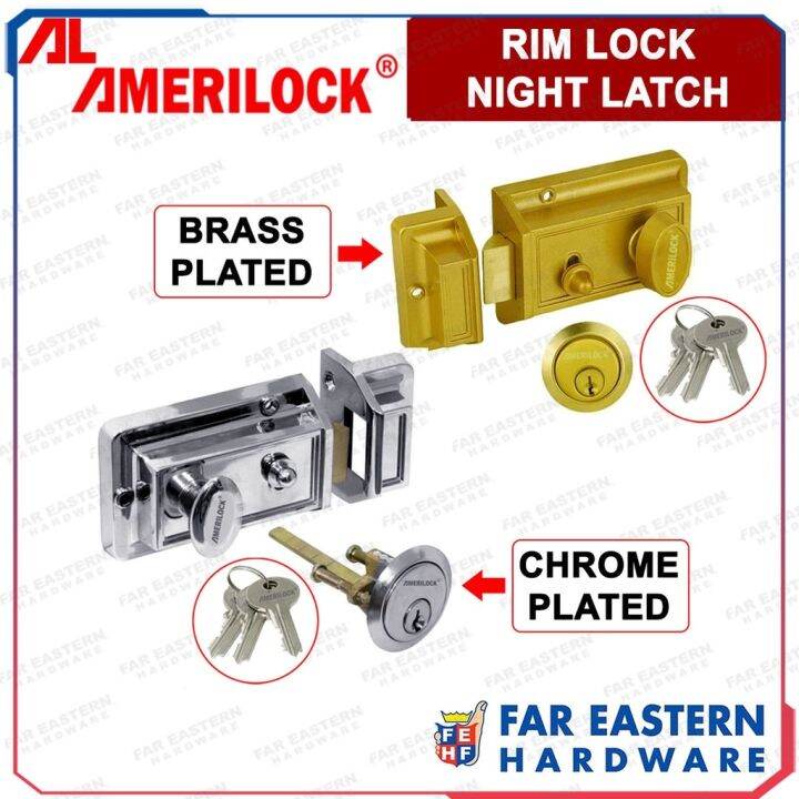 Rim Door Lock Night Latch AMERILOCK MAXILOCK Lazada PH