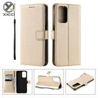 XICCI A32หนัง PU แบบฝาพับปิด A42 A52 Samsung A72 A02S A12 A03S A11หนังแกะแบบคลาสสิกกันตกเคสกระเป๋าสตางค์ TPU หนัง PU พร้อมเคสมีช่องใส่เคสโทรศัพท์มือถือ