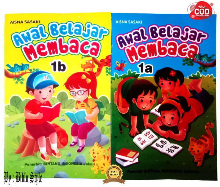 Paket 2 Pcs Buku Awal Belajar Membaca 1a & 1b / Panduan Belajar Untuk ...