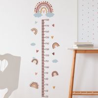 Pink Growth Chart for Kids Wall Stickers Measure Height Children Ruler Room