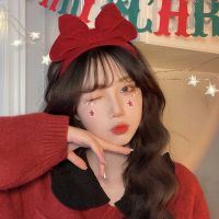 ✒ Red Velvet Bows Hair Band Girl Headbands Cute Sweet Hairbands Headwear Hair Hoop Girls Hair Accessories 2022 New Fashion Festive