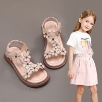 Girls Shoes Childrens Sandals 2023 New Summer Children Baby Princess Little Girl Soft Bottom Middle And Big Children