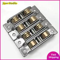 JIYAN2866 เหล็กไร้สนิม ลูกรอกหน้าต่าง ล้อล้อลาก เฟอร์นิเจอร์สำหรับตกแต่ง ลูกกลิ้งประตู ส่วนบนบน ประตูบานเลื่อน ล้อรอก กระจกสำหรับผู้หญิง