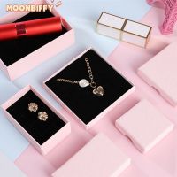 5 Sizes Jewelry Box Pink Drawer Box For Ring Earrings Necklace Bracelet Jewelry Packaging Storage Gift Boxes For Jewellery