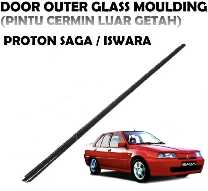 SAGA/ISWARA DOOR GLASS MOULDING(1SET 4PCS) Lazada