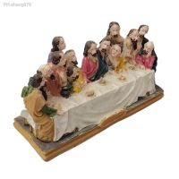 The Last Supper Jesus and his 12 Apostles Disciples - Resin Statue Figurine