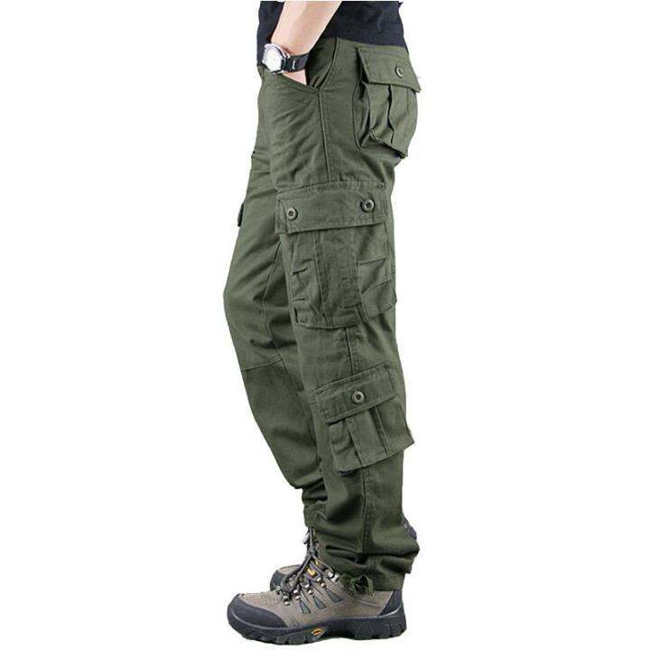 2021workwear-trousers-mens-outdoor-sports-fishing-hiking-running-pants-multi-pocket-loose-straight-military-tactical-pants