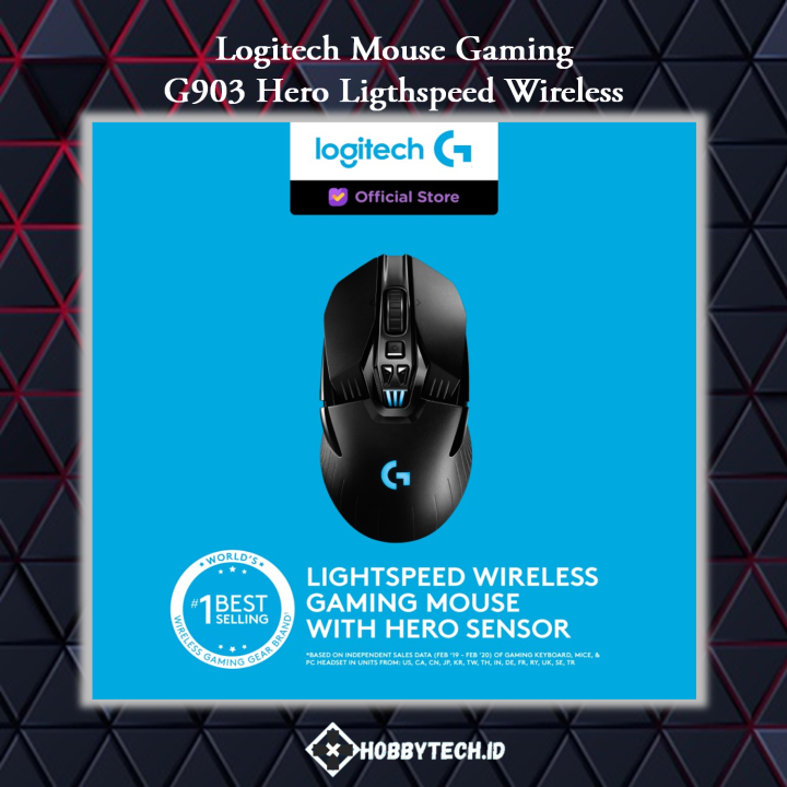 Logitech-G G903 HERO Lightspeed Wireless Gaming Mouse | Lazada Indonesia