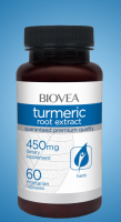 BIOVEA TURMERIC (Curcuma) ROOT EXTRACT 450 mg / 60 Capsules