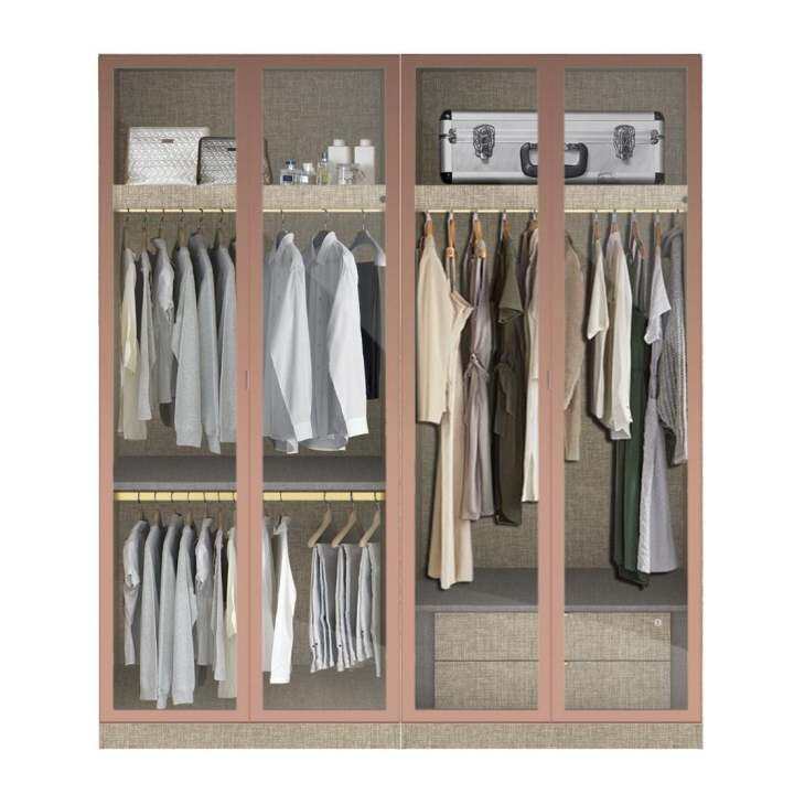 SB Design Square SB FURNITURE ตู้เสื้อผ้า ขนาด 200 ซม. รุ่น Wardrobe