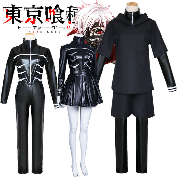 Anime Tokyo Ghoul Ken Kaneki Combat Suit Cosplay Costume – Cosplay