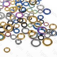 Tgou Titanium Washer M4 M5 M6 M8 M10 Flat Gasket for Bicycle Motorcycle 10pcs